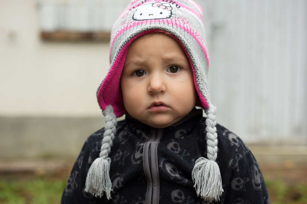 Pour compenser les hello kitty, on a aussi pris une veste à tête de mort, ça fait une moyenne...