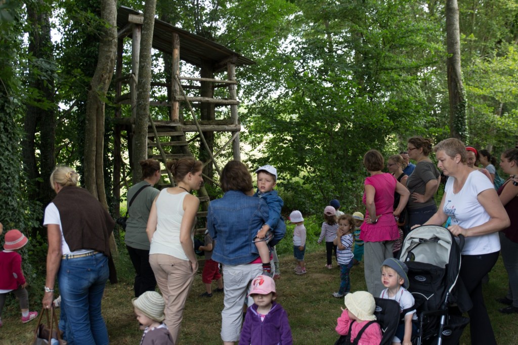 La cabane dans l'arbre.