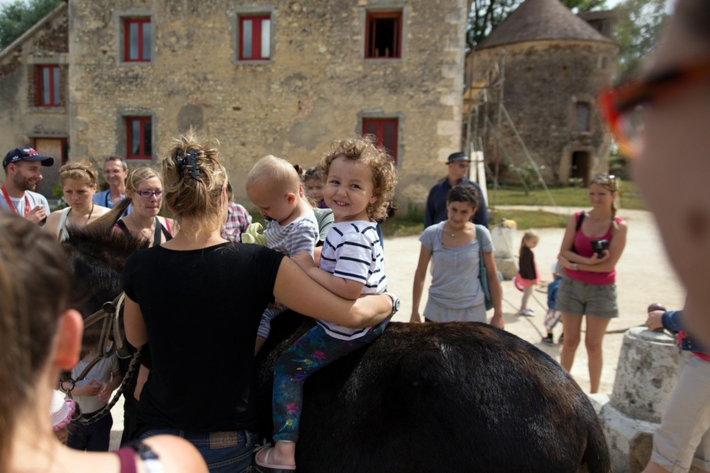 Maman regarde!