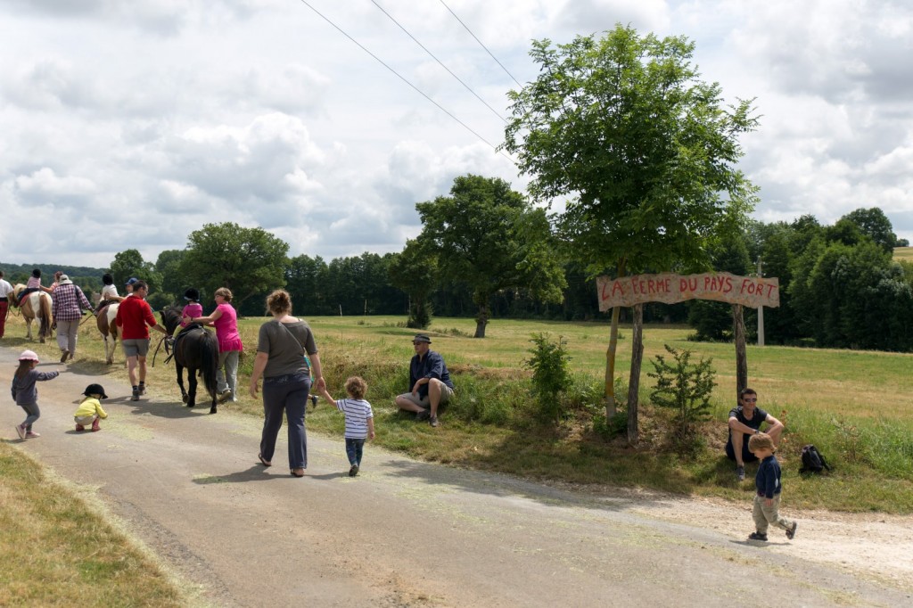 Entrée de la Ferme du Pays Fort.