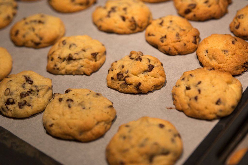 Cookies, sortis du four.