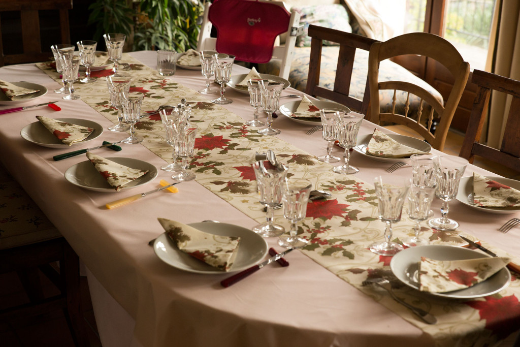 La table est dressée