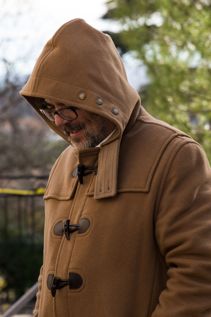 Le papy et son manteau