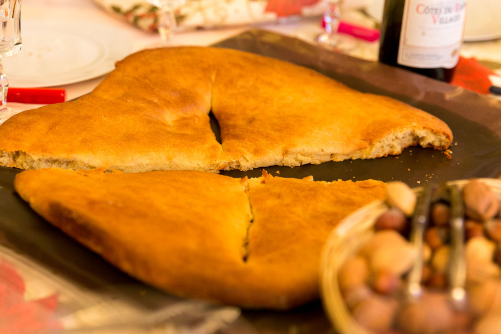 La pompe, gâteau provençal traditionnel.