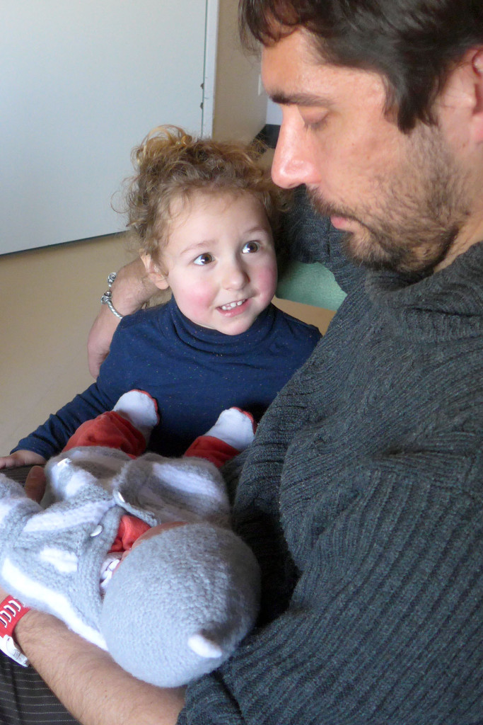 Il est tout petit Andrea, va falloir faire attention!
