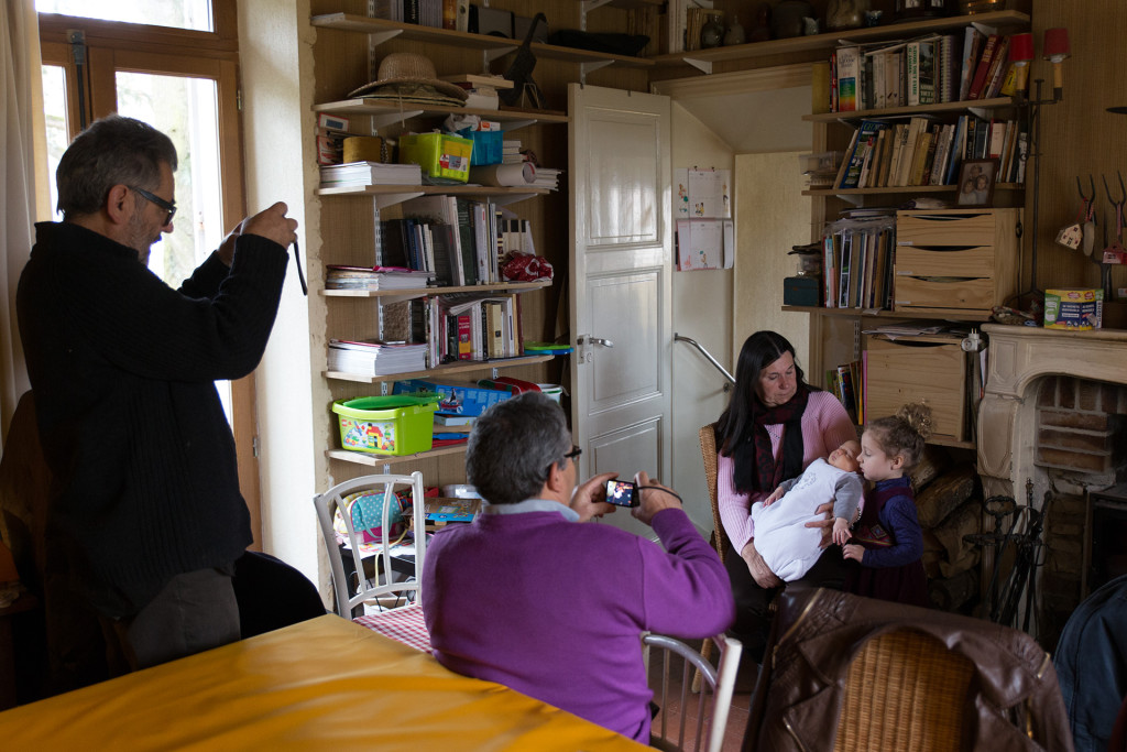 Séance de photo studio.