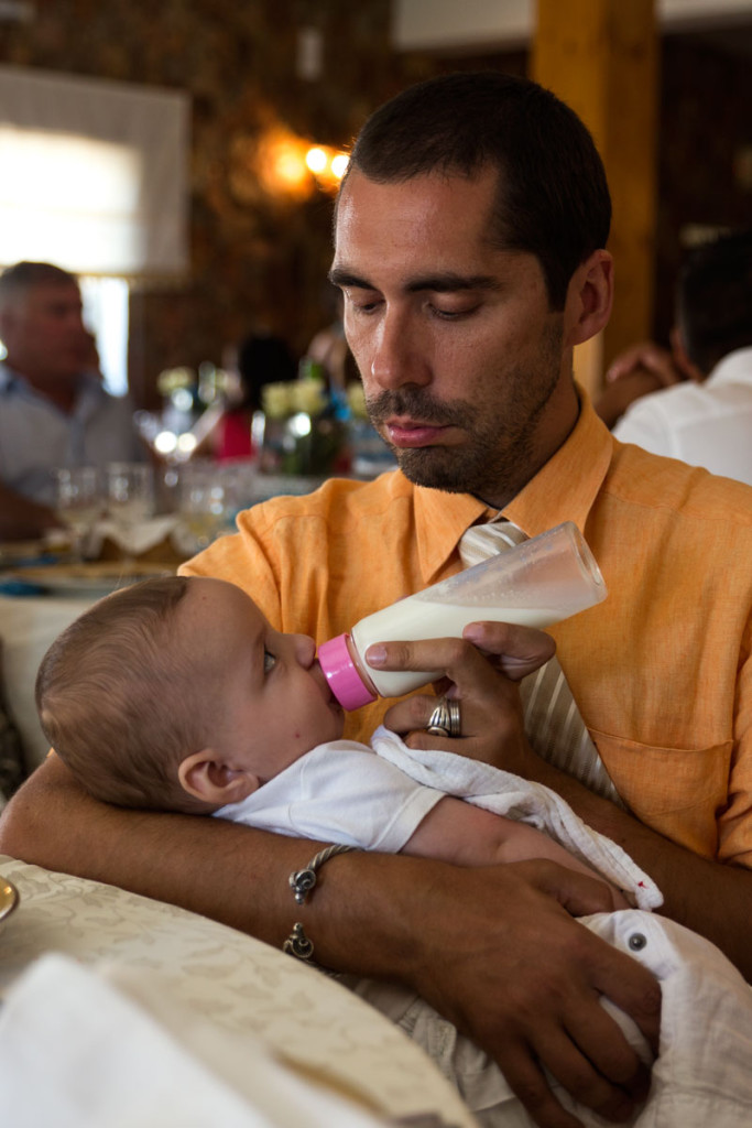 Virgile et son papa.