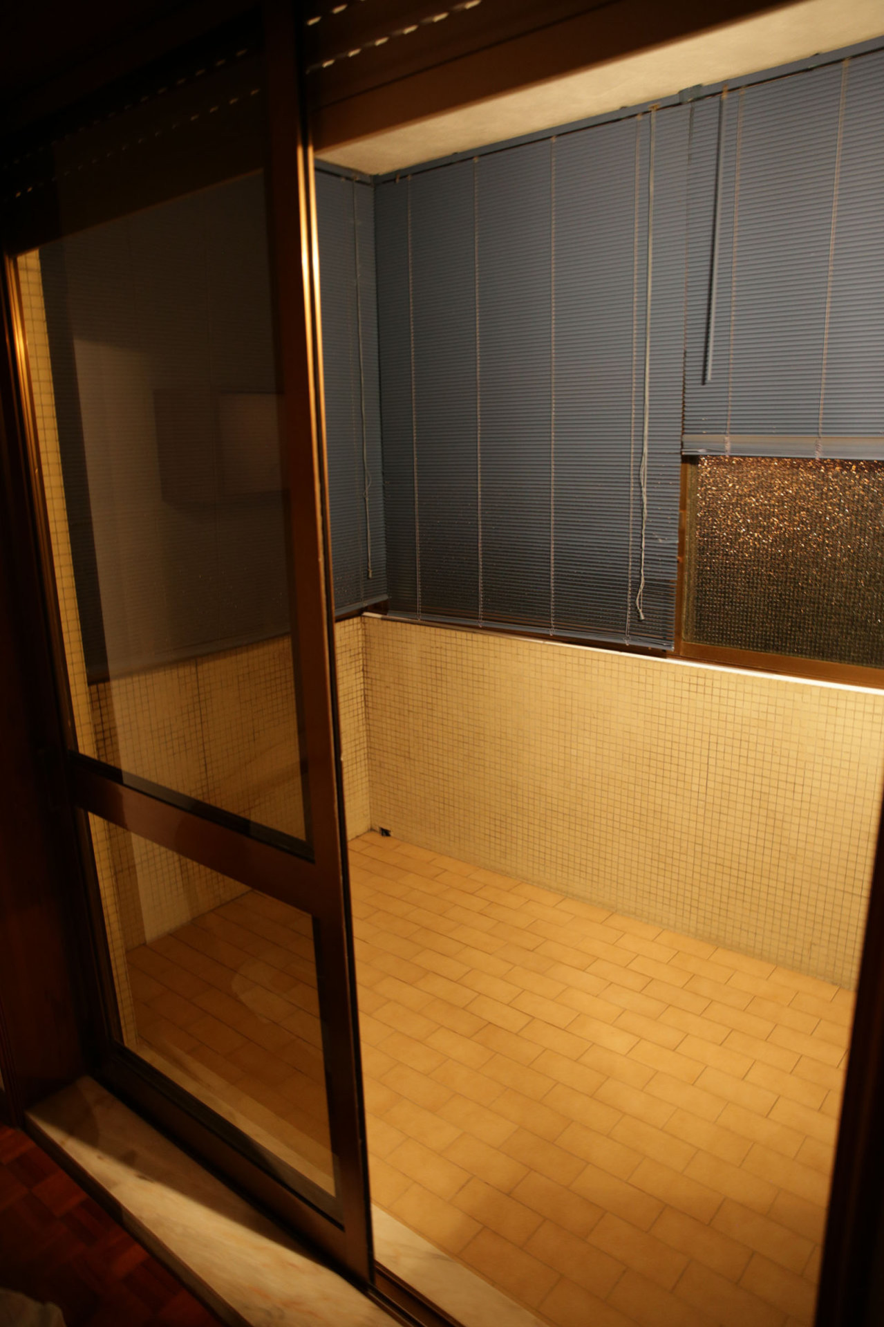Véranda d'une des deux chambres du premier niveau.