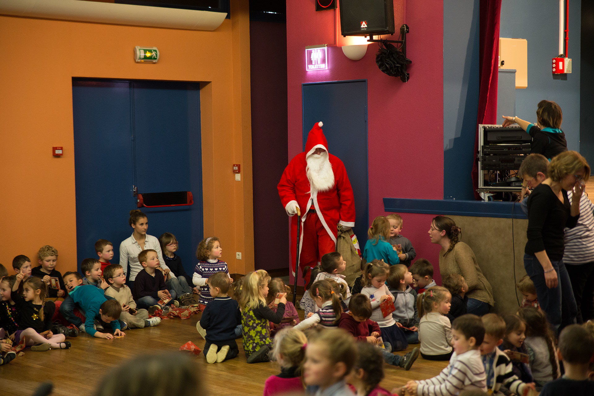 Le père Noël arrive