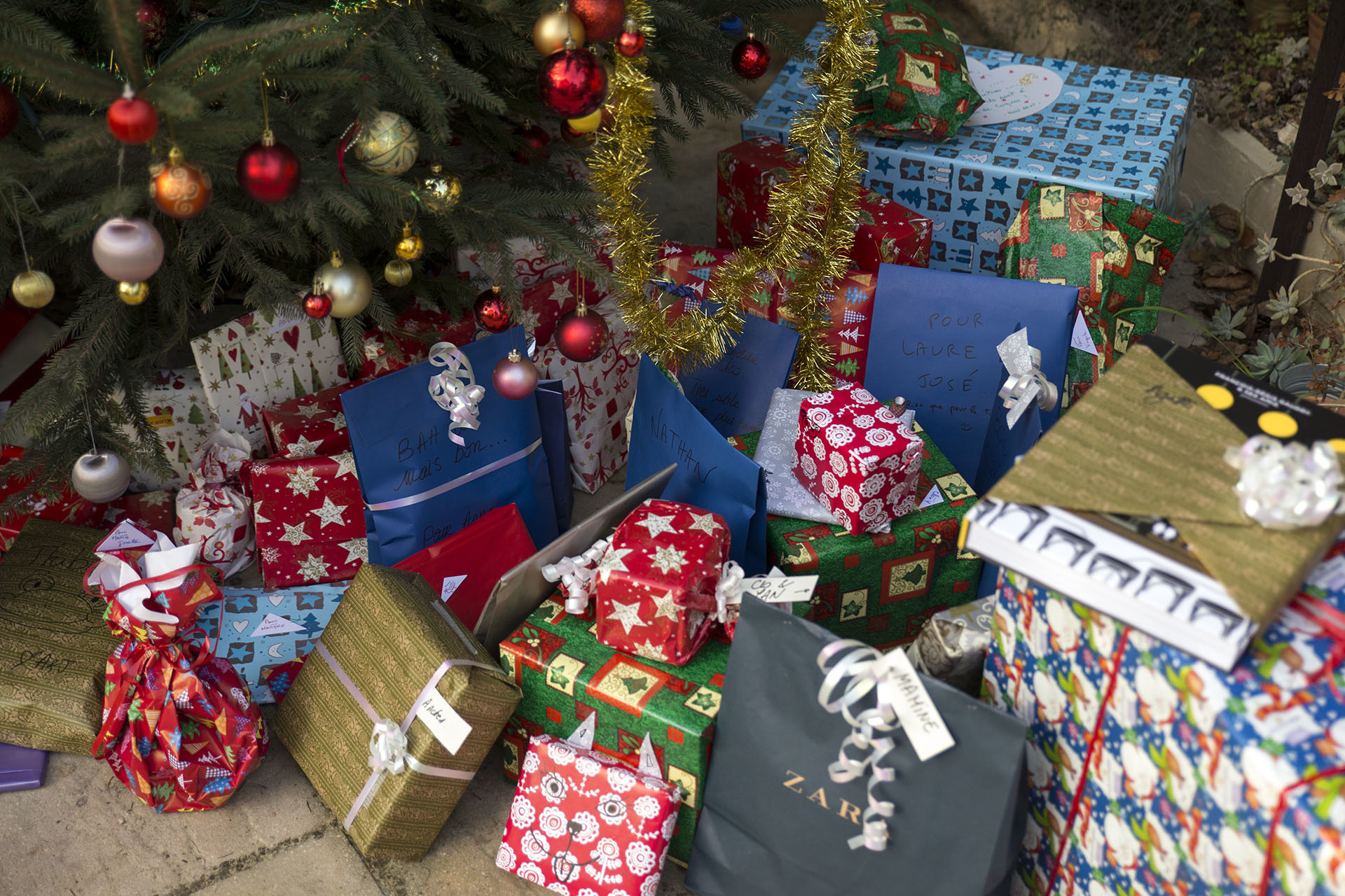 Les cadeaux.