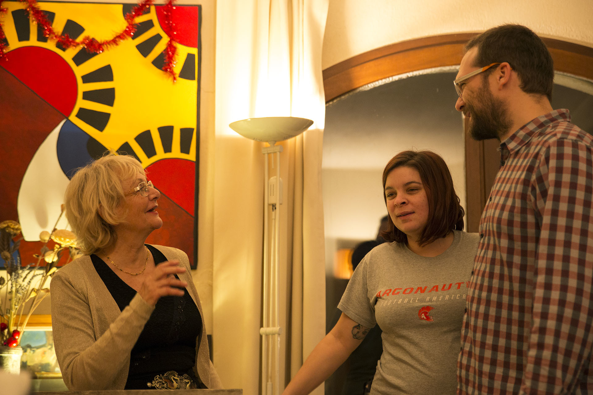 Marie-France, Agathe et Jacques-André.
