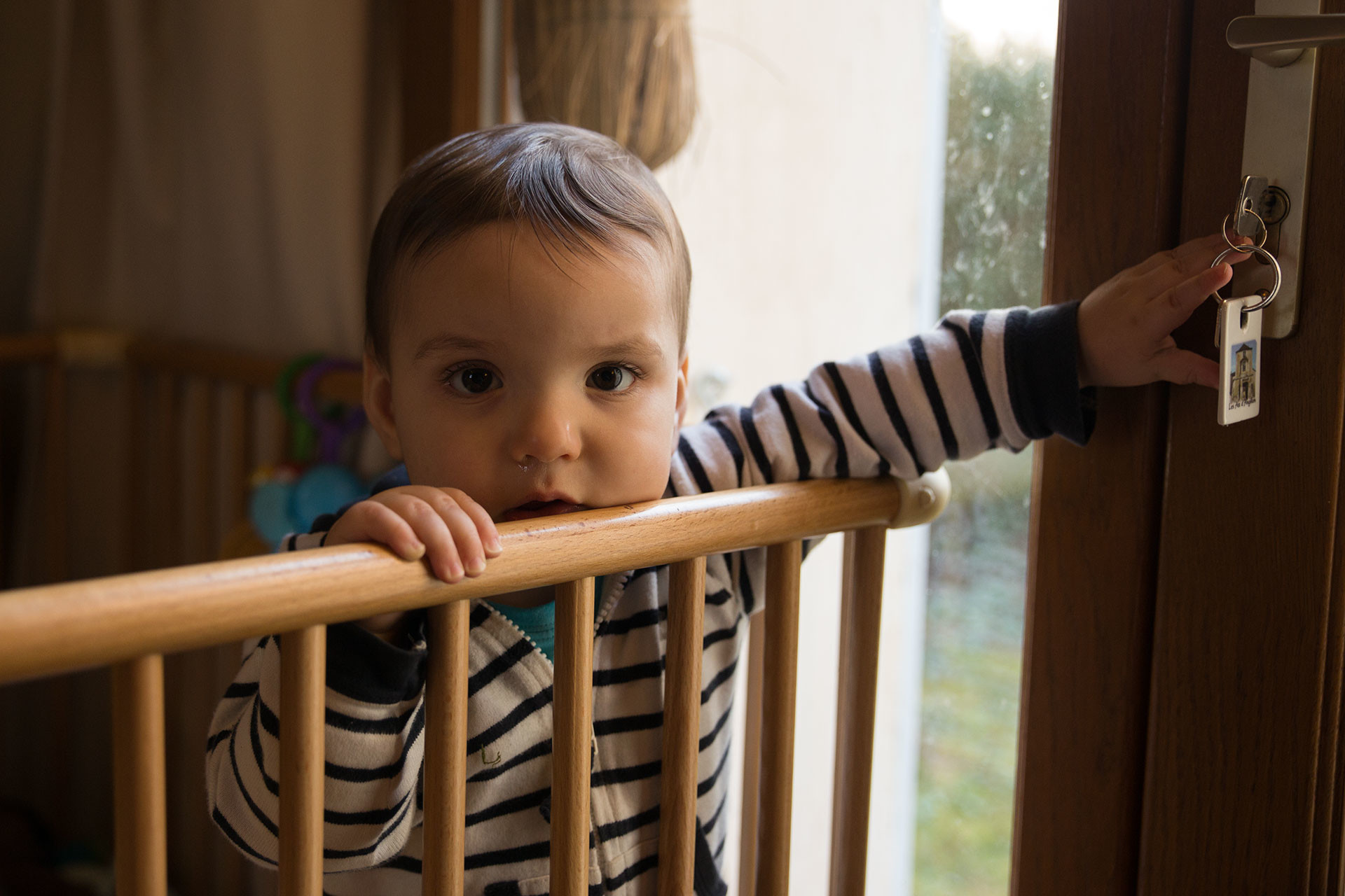 Les clés ont toujours fasciné les plus petits...