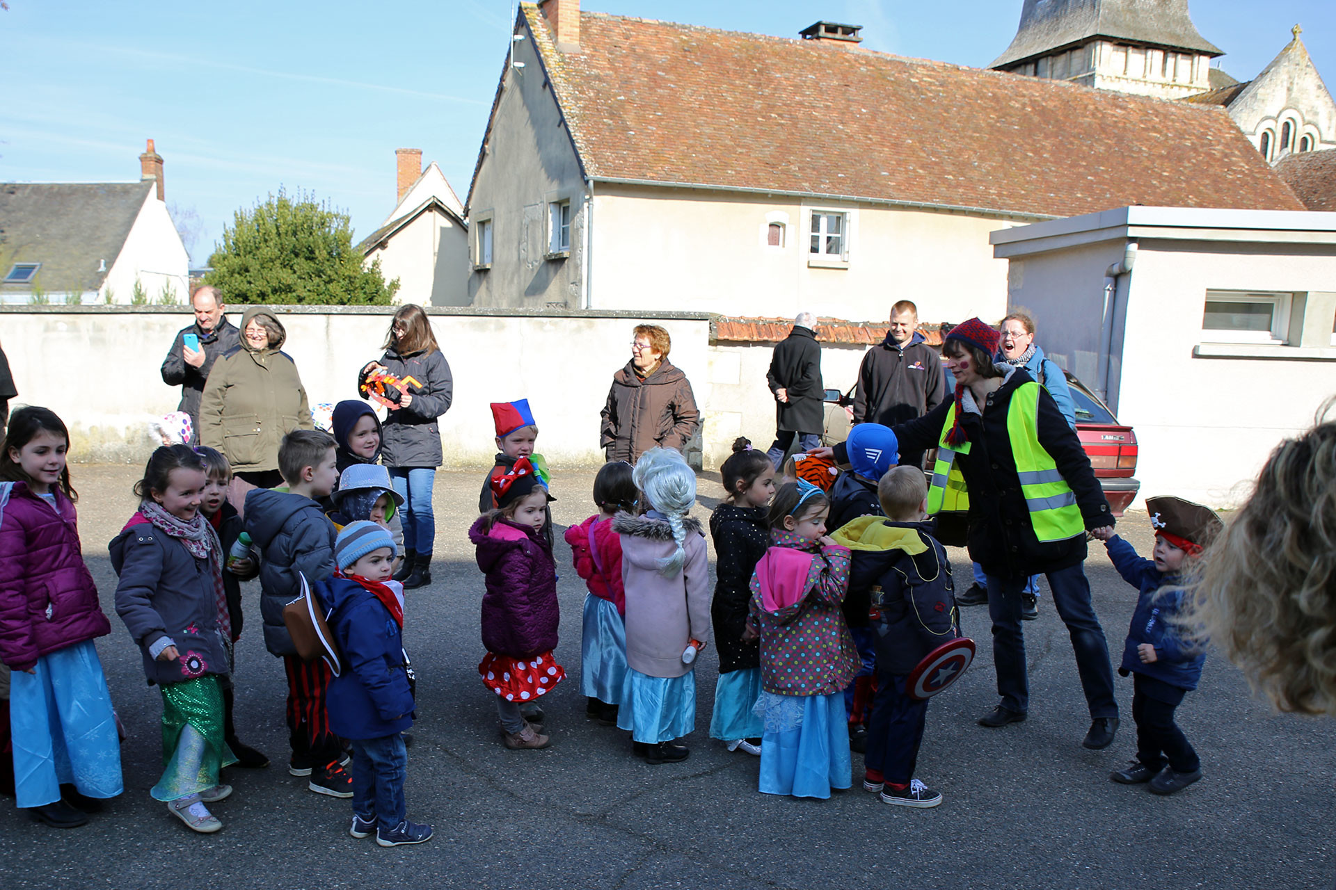 La princesse des neiges reigne sur le carnaval