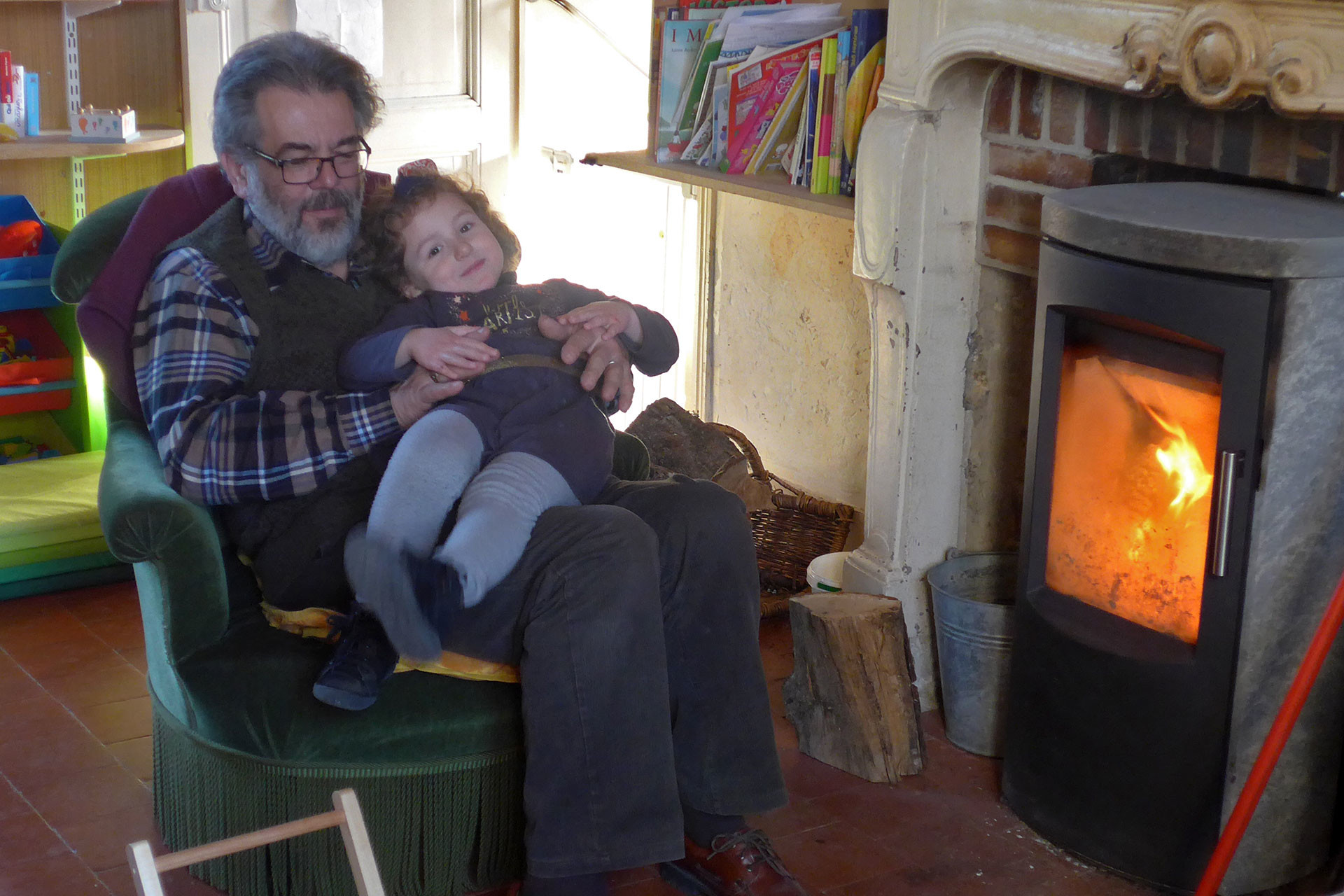 Andrea et son papy