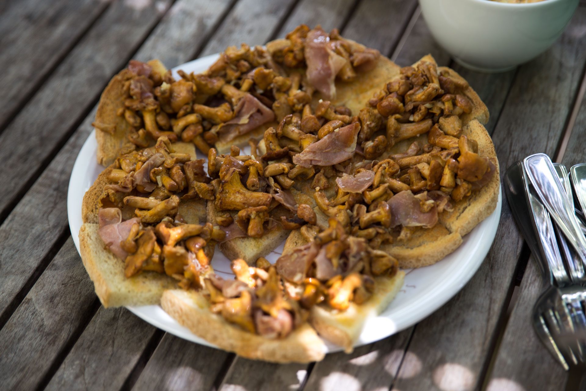 Ceci était très bon. Des champignons !